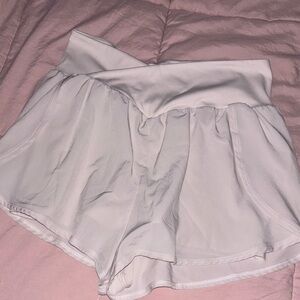 PacSun Women's Athletic White Shorts